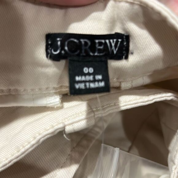 J. Crew Kate straight-leg pant in chino in Natural size 0 NWT - Picture 9 of 14